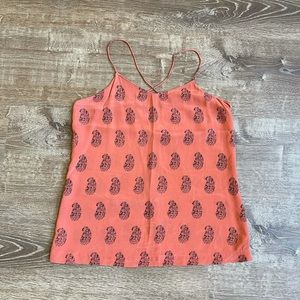 Madewell paisley print strappy tank